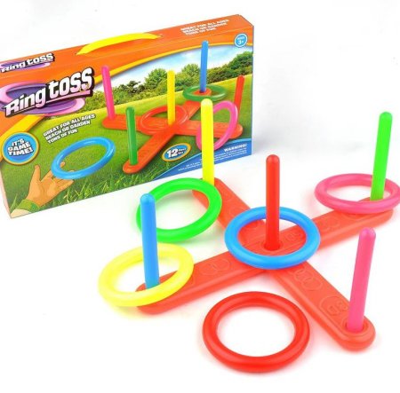 لعبة رمي الحلقات الممتعة